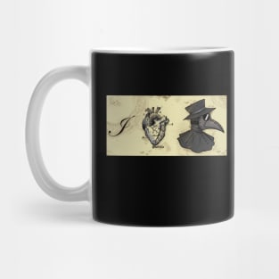 I heart Plague Doctors 3 Mug